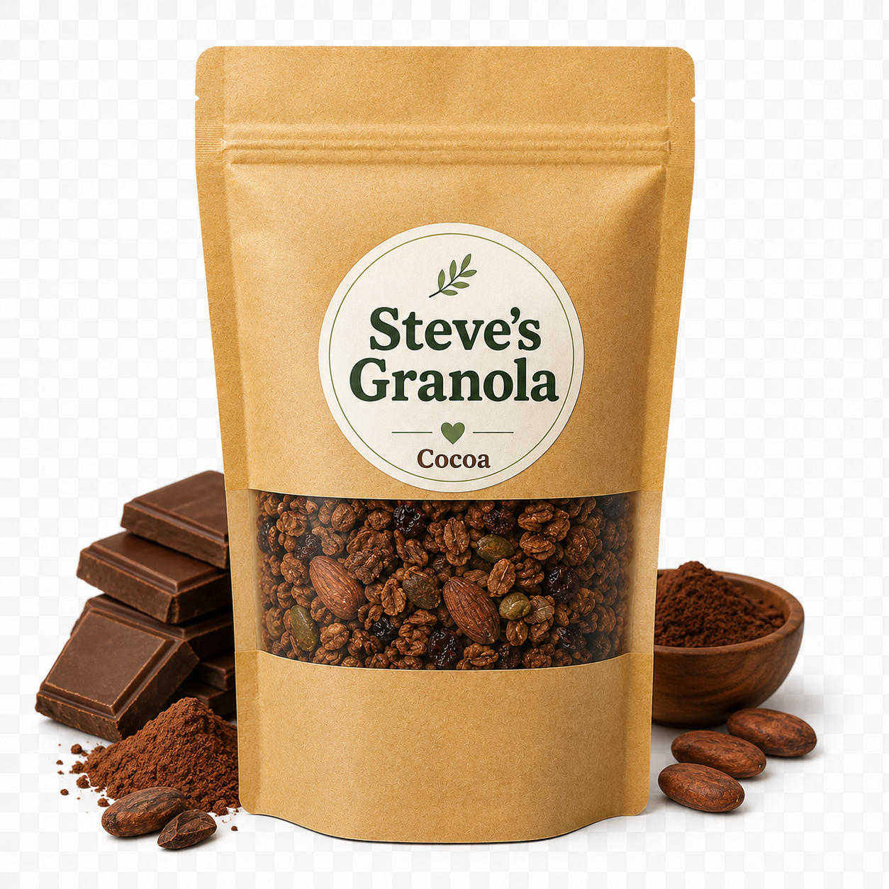 Cocoa granola